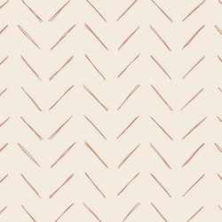 Chevron in Sienna on Egret