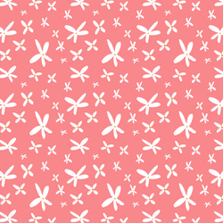 Monster Flowers in Peach