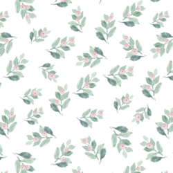 Rose Branches in Garden