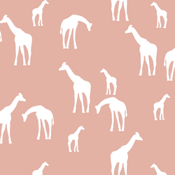 Giraffe Silhouette in Quartz