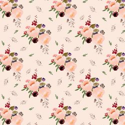 Small Woodland Trail Bouquet in Soft Peach
