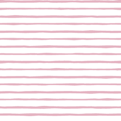 Artisan Stripe in Carnation on White
