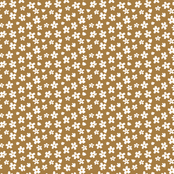 Daisy Garden in Burnt Toffee