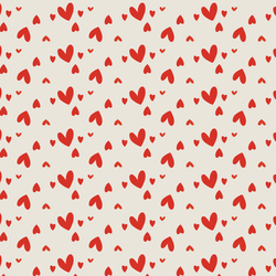 Hearts Aflutter in Ivory
