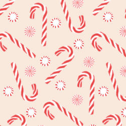 Candy Canes in Light Shell