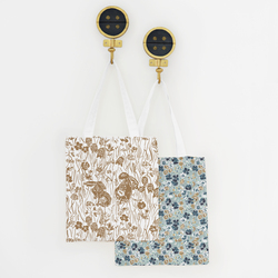 Briar Rose Tote Panel in Ochre