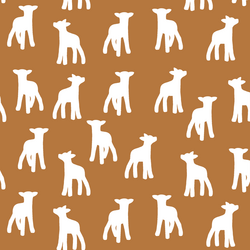 Lamb Silhouette in Ginger