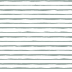 Artisan Stripe in Eucalyptus on White