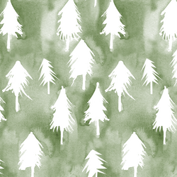 Large Christmas Tree in Winter Fir