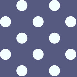 Jumbo Dot in Indigo