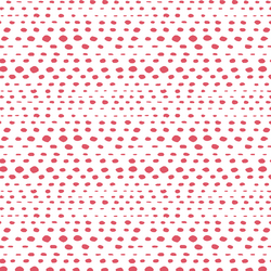 Little Skipping Stones in Passion on White
