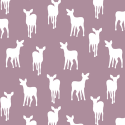 Fawn Silhouette in Celestial