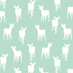 Fawn Silhouette in Mint