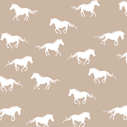 Horse Silhouette in Sand