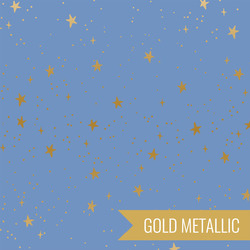 Stars in Periwinkle Metallic
