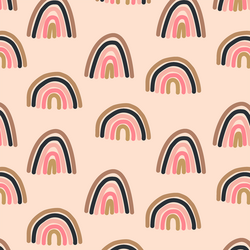 Large Rainbow in Pink