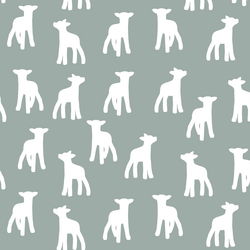 Lamb Silhouette in Eucalyptus