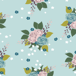 Bloom in Glacier Blue