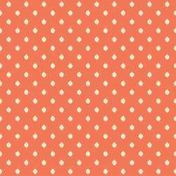 Tiny Ikat in Tiger Lily