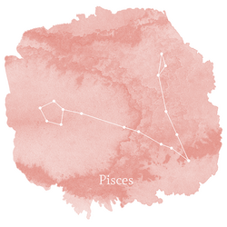 Pisces Sign Panel in Tulip