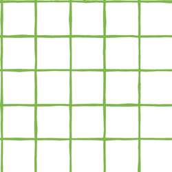 Windowpane in Greenery on White