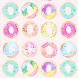 Donuts in Light Pink