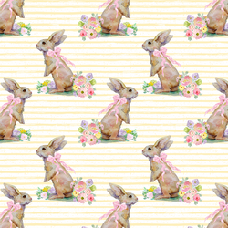 Little Striped Bunny Tales in Buttercup