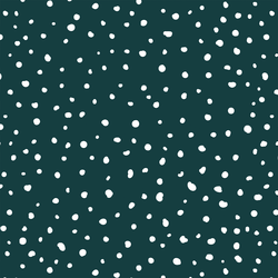 Snowfall in Deep Teal