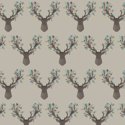 Little Stag in Birch