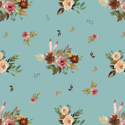 Fall Floral in Pool