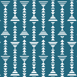 Little Tribal Stripe in Topaz