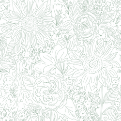 Paperie in Spearmint Green on White