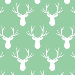 Stag Silhouette in Sprout