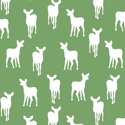 Fawn Silhouette in Pistachio