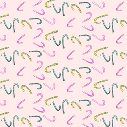 Sweet Candy Cane in Pink Taffy