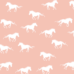 Horse Silhouette in Petal