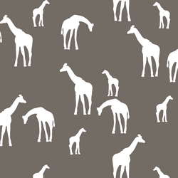 Giraffe Silhouette in Stone