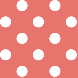 Jumbo Dot in Living Coral