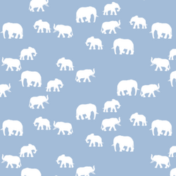 Elephant Silhouette in Water