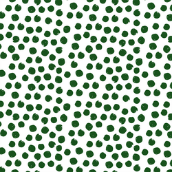 Large Painted Dot in Wintergreen on White