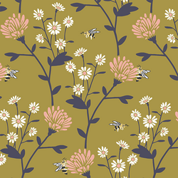 Clover Field in Gold