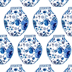 Porcelain in Cobalt