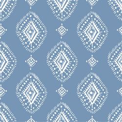 Geometric in Balsam Blue