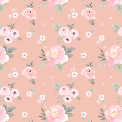 Small Sweet Blush Roses in Petal