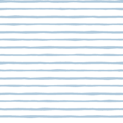 Artisan Stripe in Sky on White