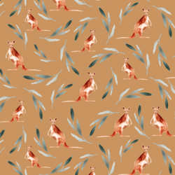 Kangaroos in Yellow Ochre