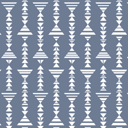 Little Tribal Stripe in Dove