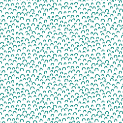 Doodle in Jade on White
