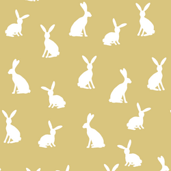Cottontail Silhouette in Honey