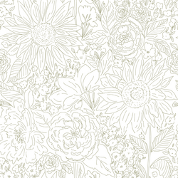 Paperie in Dark Sage on White